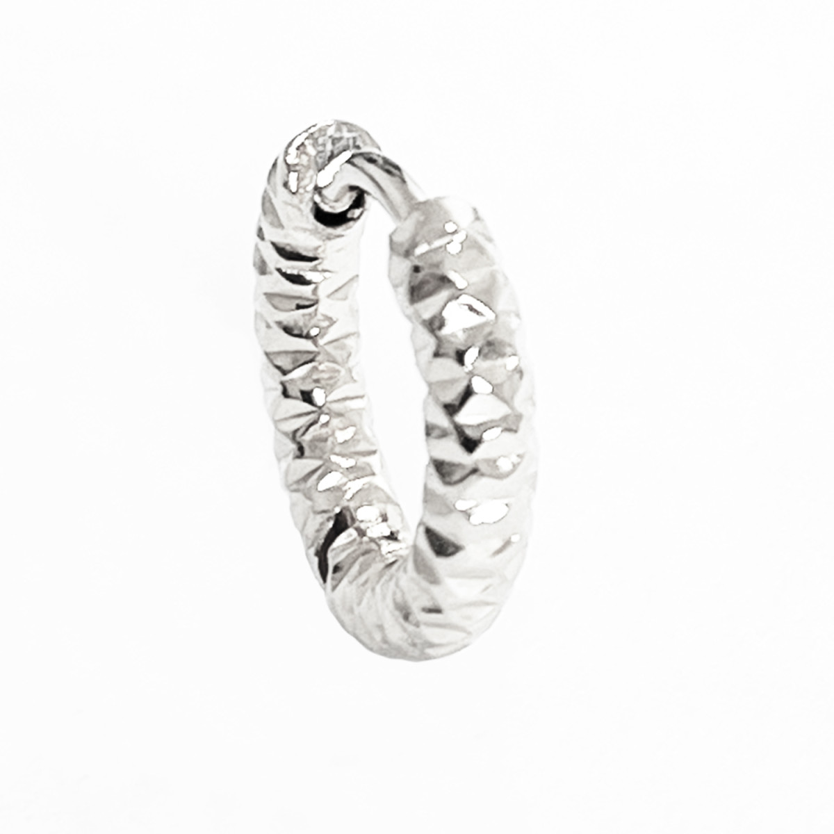 Jaggy Design Hoop Earring