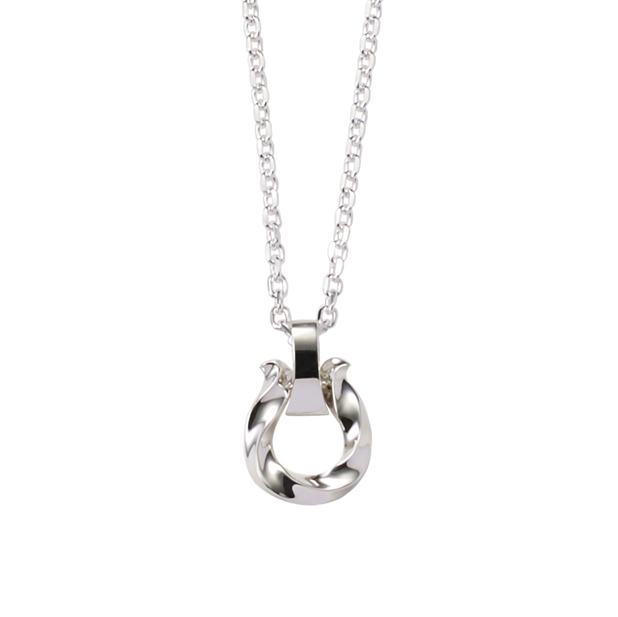 Twist Horseshoe Necklace
