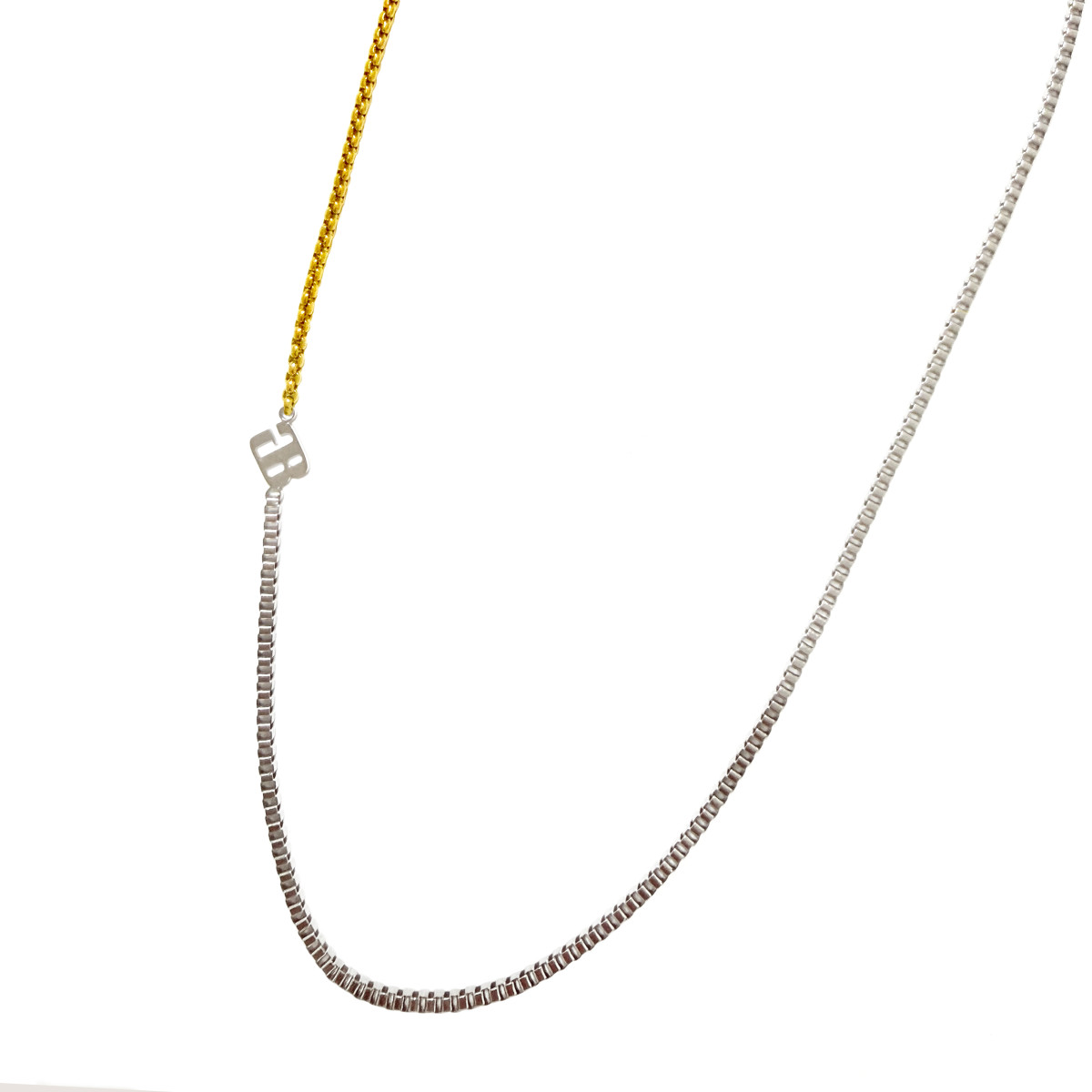 Mixed Chain Necklace   Gold
